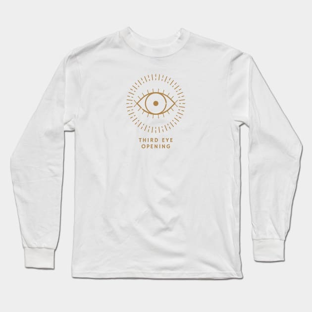 Unisex Third Eye Opening - Open Chakra Intuition Spiritual Power Yoga Meditation Zen Long Sleeve T-Shirt by Apropos of Light